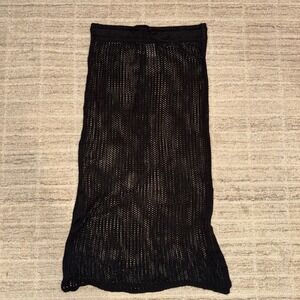 Excellent Condition Knit Cover Up Skirt Drawstring Long Women's Small